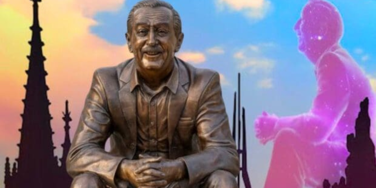 Walt Disney dreamer statue